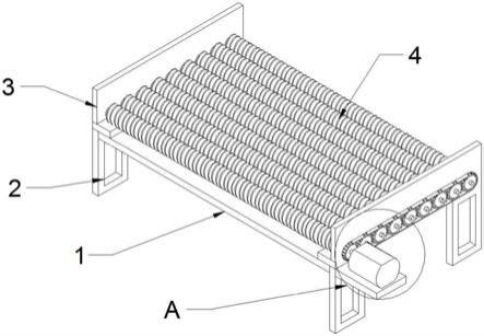 一種紙管分切機(jī)的傳輸機(jī)構(gòu)的制作方法