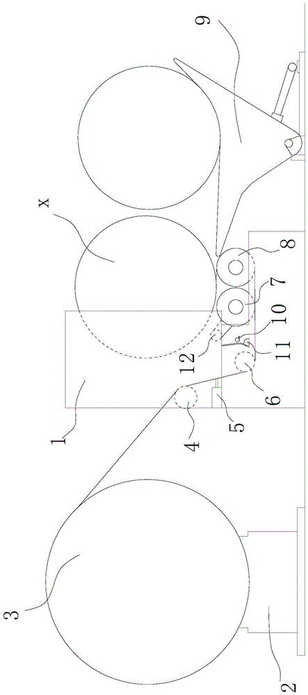 一種復(fù)卷機的底輥引紙機構(gòu)的制作方法