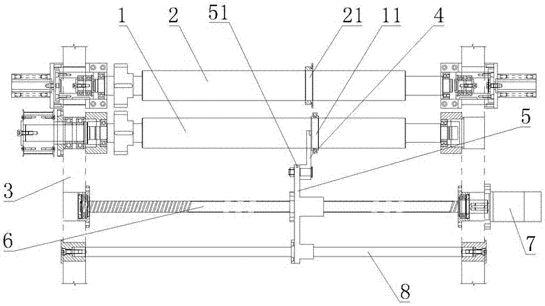 分切機(jī)的自動調(diào)刀機(jī)構(gòu)的制作方法