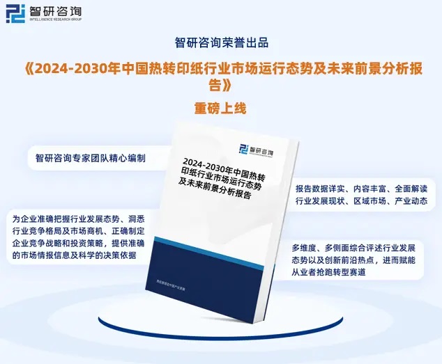 2024年中國(guó)熱轉(zhuǎn)印紙行業(yè)市場(chǎng)全景調(diào)查、投資策略研究報(bào)告 