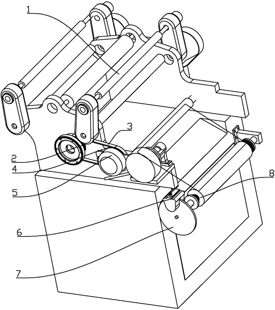 分切機的剎車機構(gòu)的制作方法